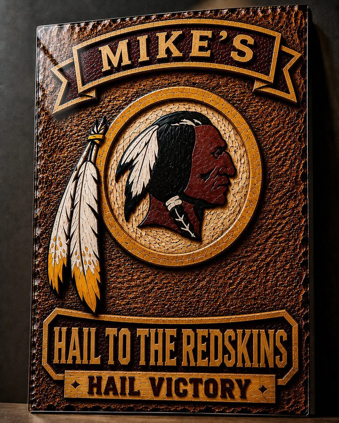 Philadelphia Eagles Mike's Go Birds Fly Eagles Fly Football Wall Art Sign 129 Philadelphia Eagles Mike