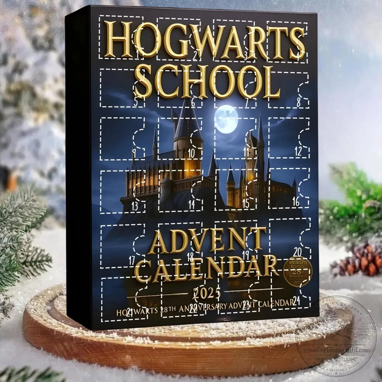 Hogwarts School 2025 Advent Calendar with Harry Potter Character Ornaments 8 Hogwarts School 2025 Advent Calendar with Harry Potter Character Ornaments