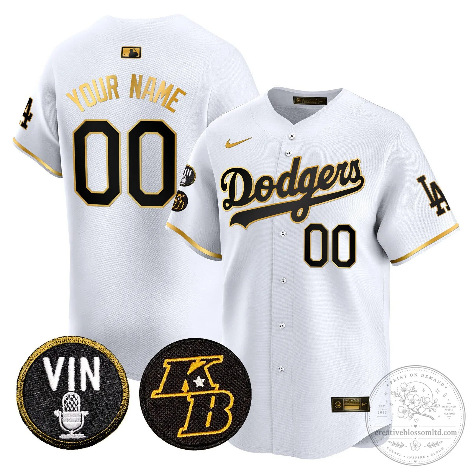 Los Angeles Dodgers Black Gold Trim Vapor Premier Limited Custom Baseball Jersey 16 Los Angeles Dodgers Black Gold Trim Vapor Premier Limited Custom Baseball Jersey