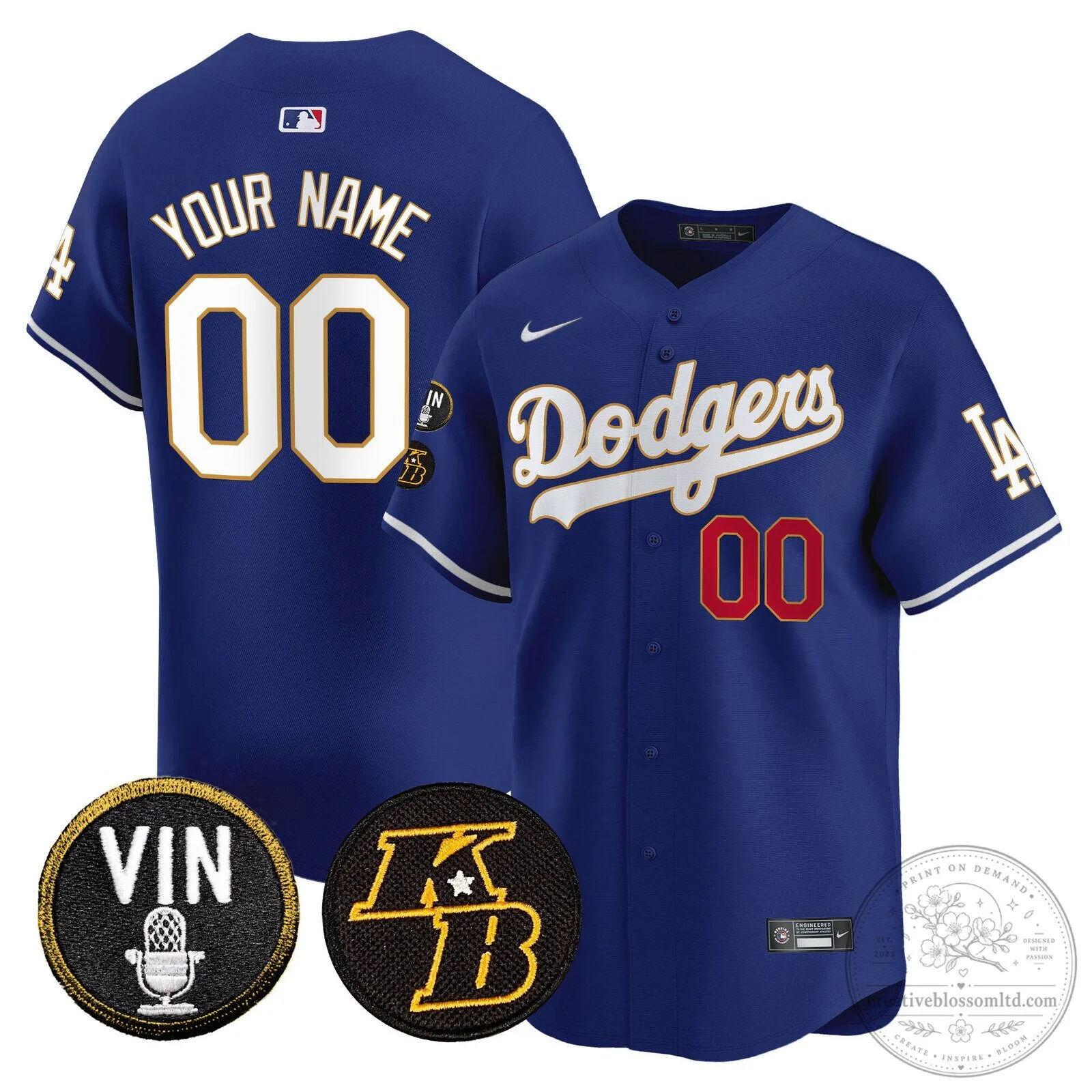 Los Angeles Dodgers Black Gold Trim Vapor Premier Limited Custom Baseball Jersey 18 Los Angeles Dodgers Black Gold Trim Vapor Premier Limited Custom Baseball Jersey