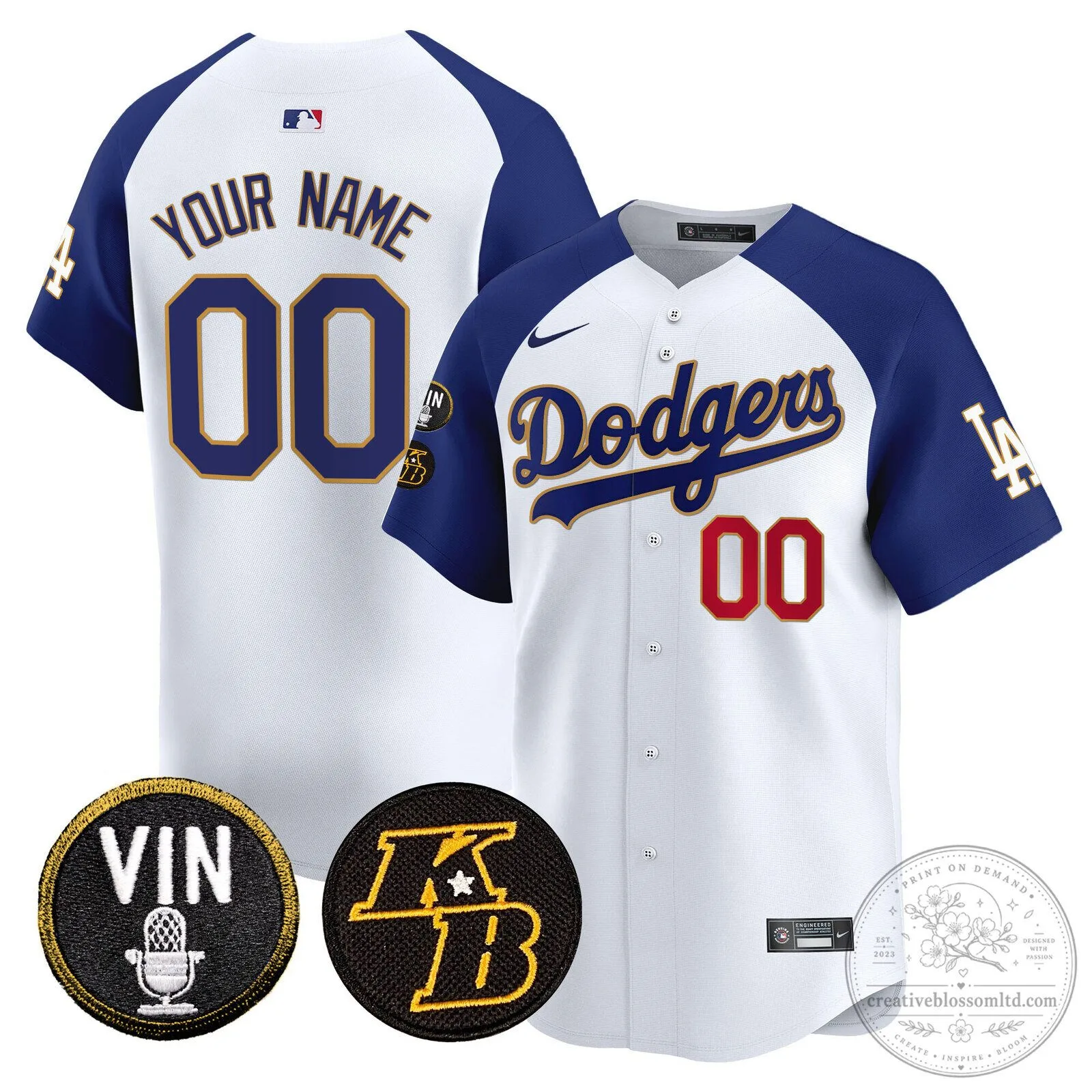 Los Angeles Dodgers Black Gold Trim Vapor Premier Limited Custom Baseball Jersey 19 Los Angeles Dodgers Black Gold Trim Vapor Premier Limited Custom Baseball Jersey