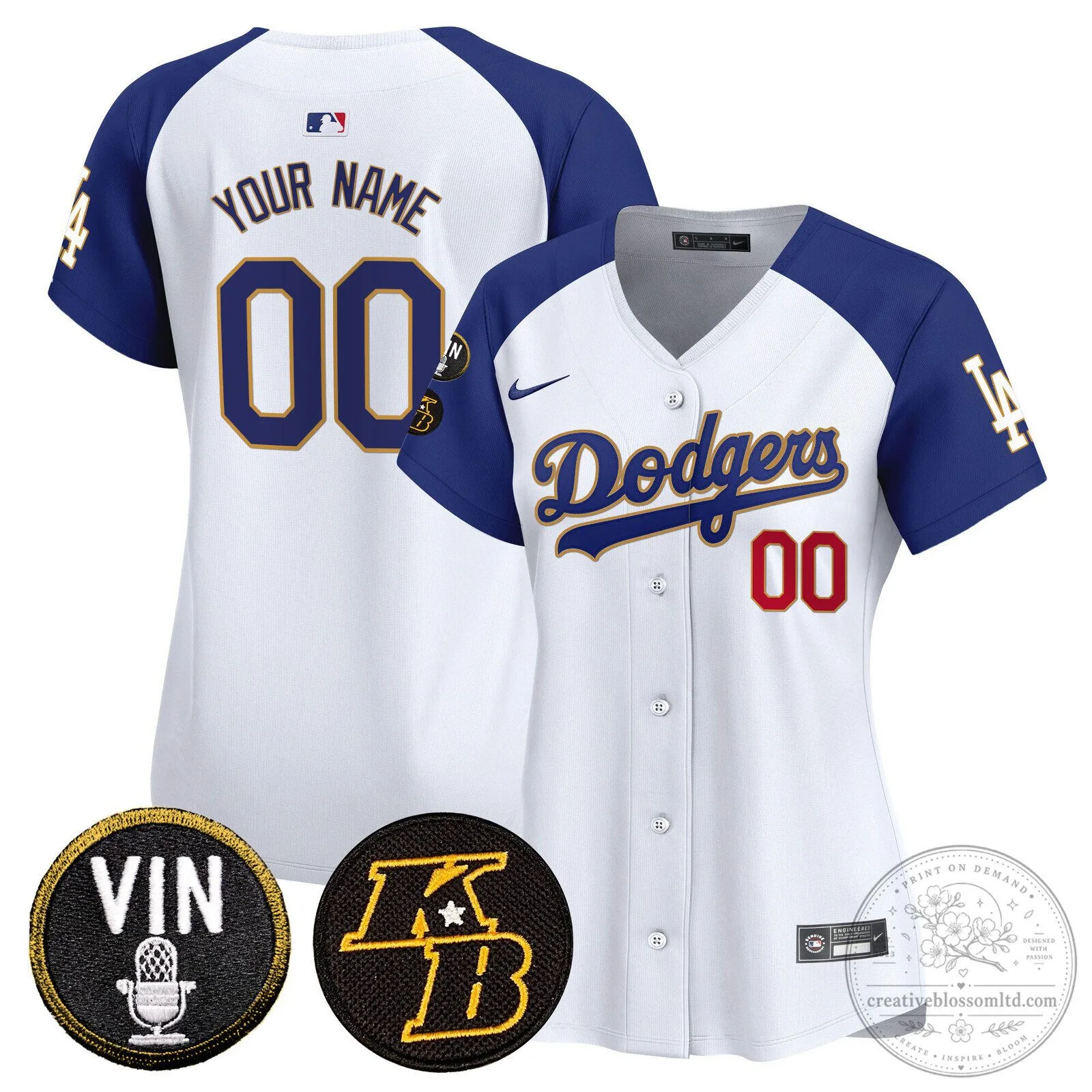 Los Angeles Dodgers Black Gold Trim Vapor Premier Limited Custom Baseball Jersey 25 Los Angeles Dodgers Black Gold Trim Vapor Premier Limited Custom Baseball Jersey