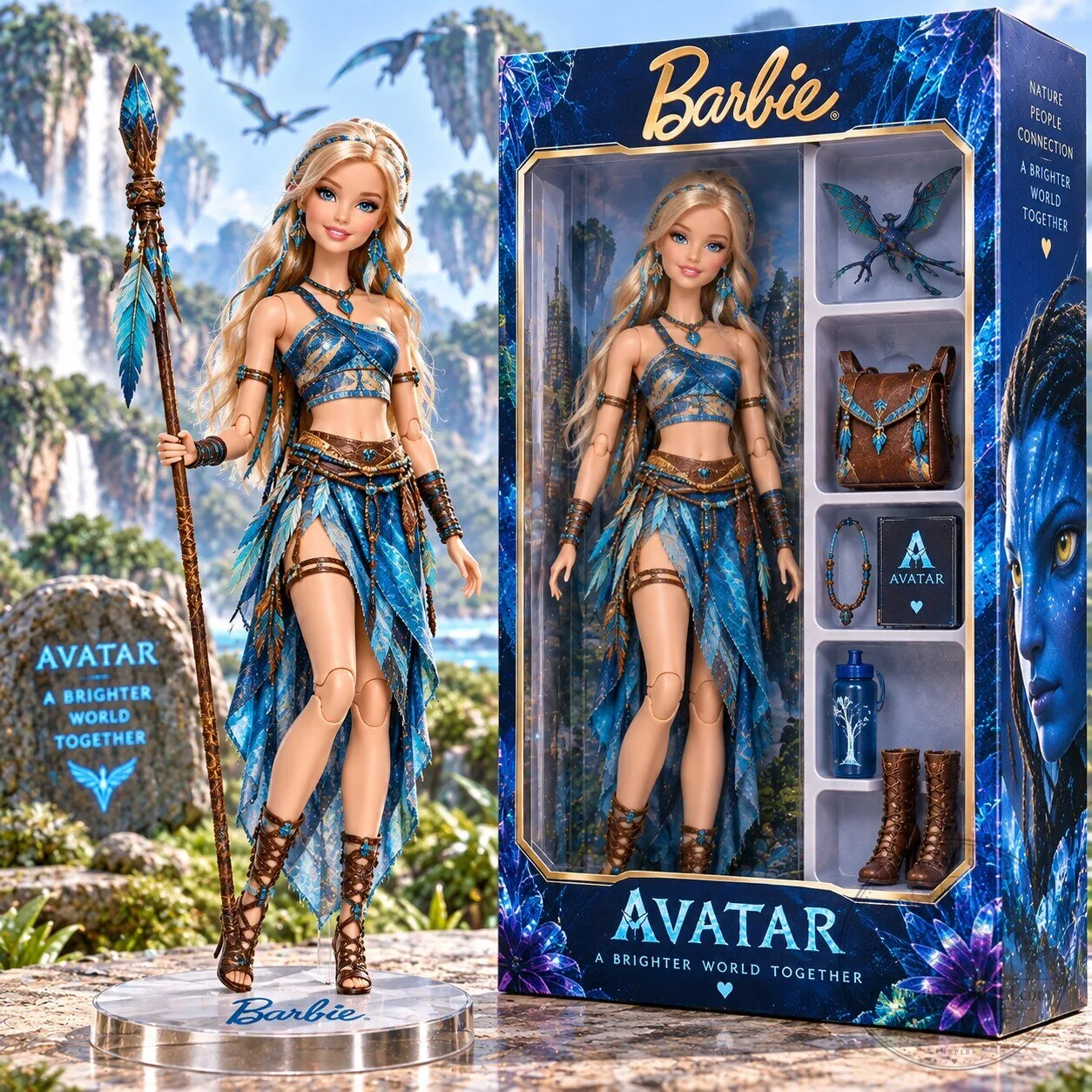 Barbie Avatar Neytiri Collector Edition Commemorative Doll Figure