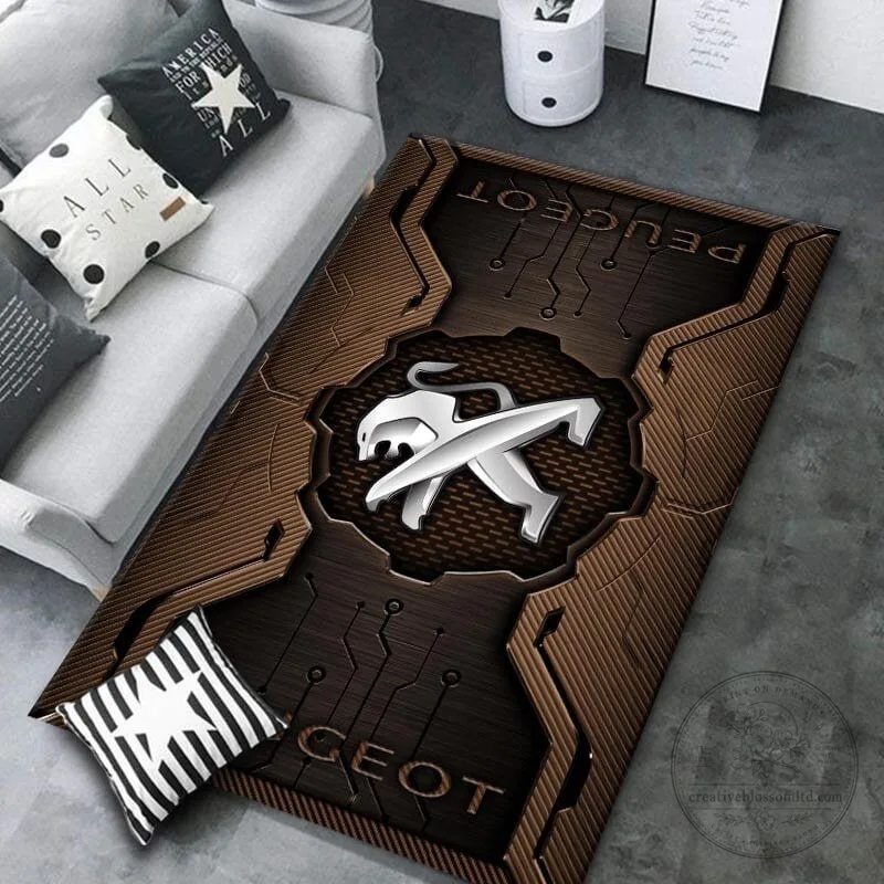 Peugeot Car Logo Red And Black Circuit Board Design Area Rug 13 Peugeot Car Logo Red And Black Circuit Board Design Area Rug