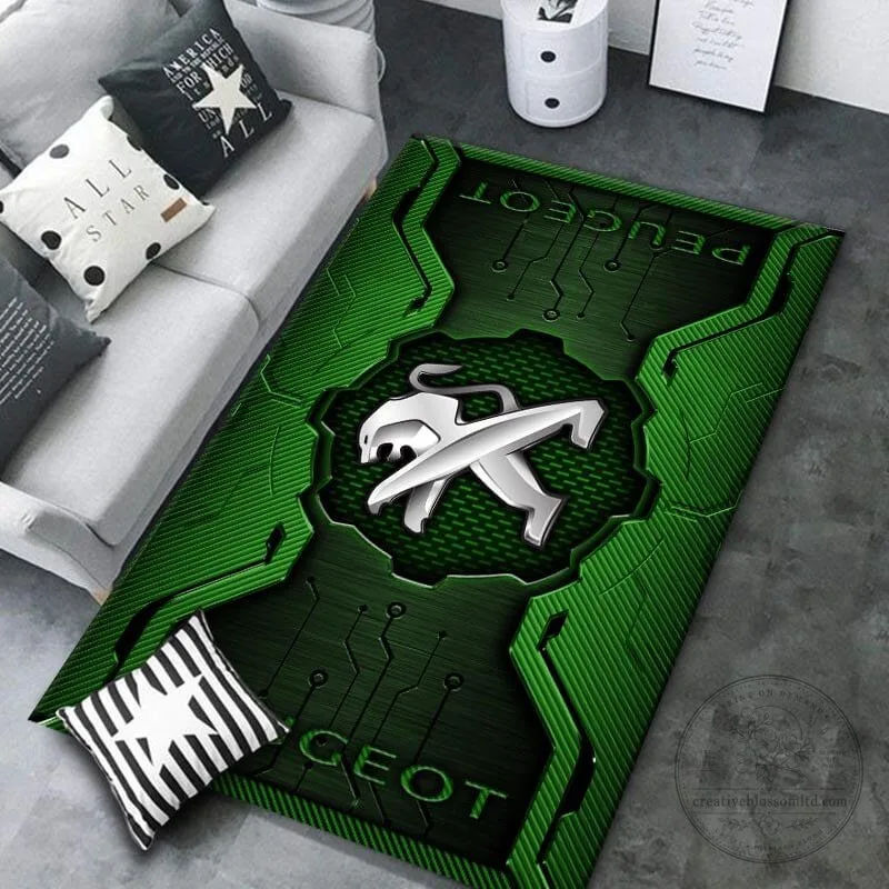 Peugeot Car Logo Red And Black Circuit Board Design Area Rug 15 Peugeot Car Logo Red And Black Circuit Board Design Area Rug