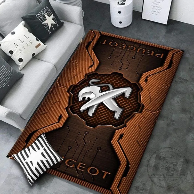 Peugeot Car Logo Red And Black Circuit Board Design Area Rug 17 Peugeot Car Logo Red And Black Circuit Board Design Area Rug