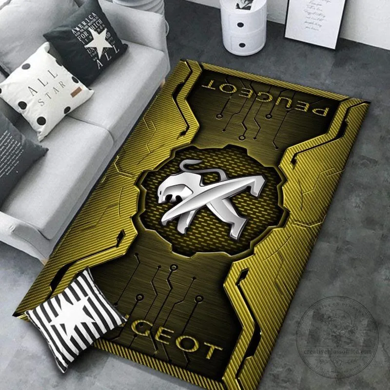 Peugeot Car Logo Red And Black Circuit Board Design Area Rug 18 Peugeot Car Logo Red And Black Circuit Board Design Area Rug
