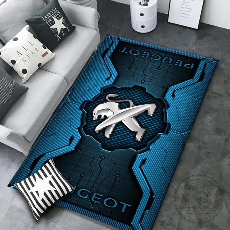 Peugeot Car Logo Red And Black Circuit Board Design Area Rug 19 Peugeot Car Logo Red And Black Circuit Board Design Area Rug