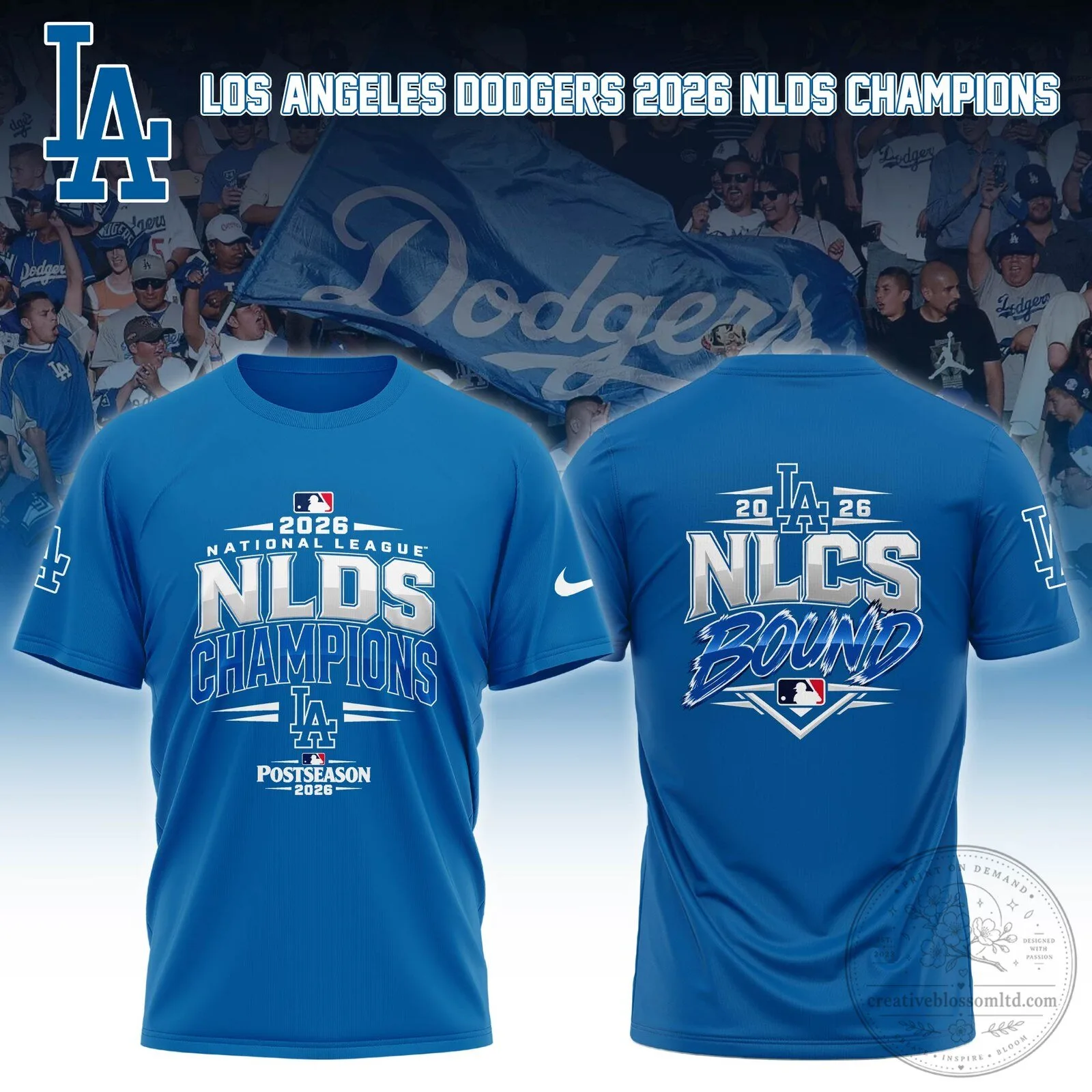 Los Angeles Dodgers 2026 National League Division Series Champions T-Shirt