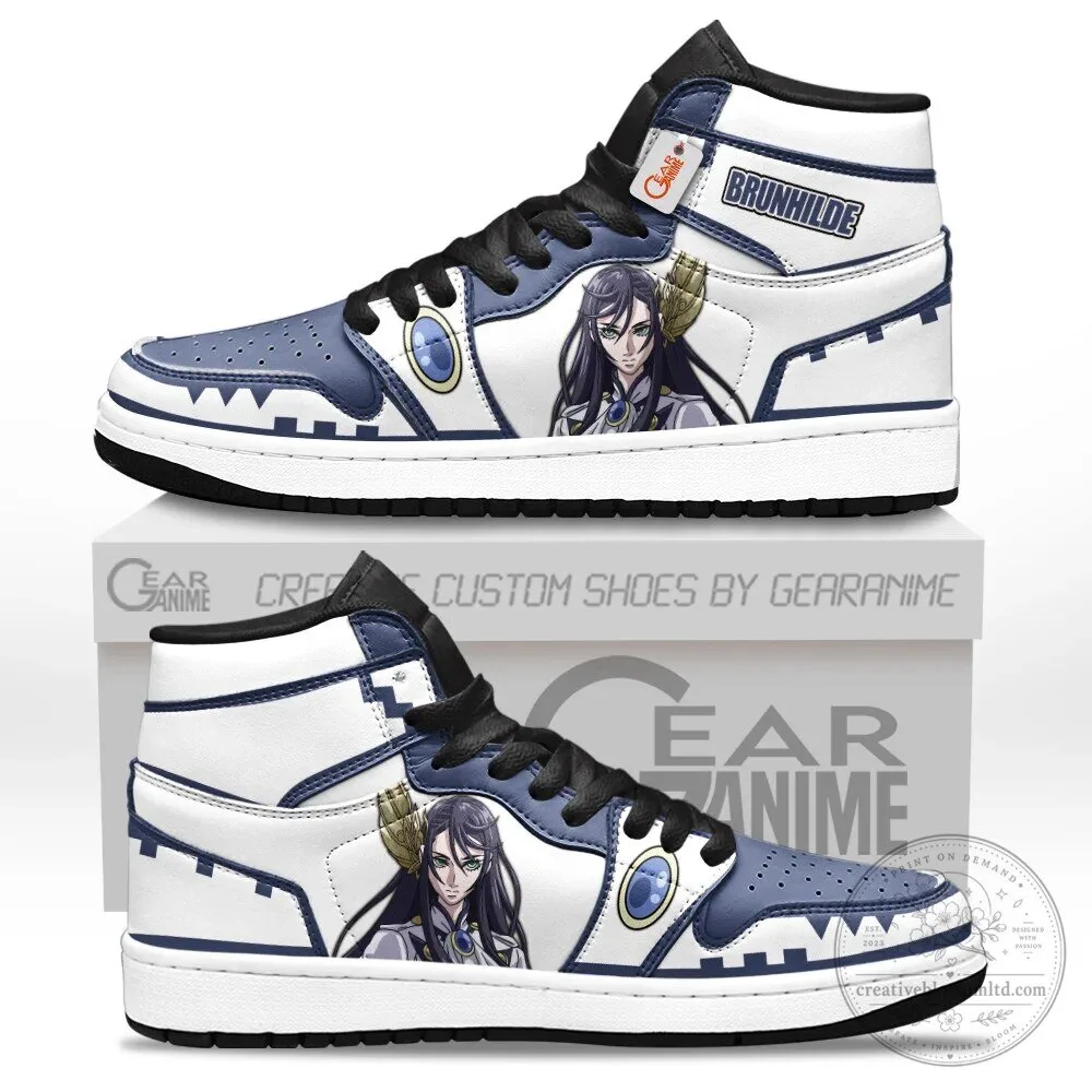 Brunhilde Record of Ragnarok Anime Character High Top Sneakers Shoes