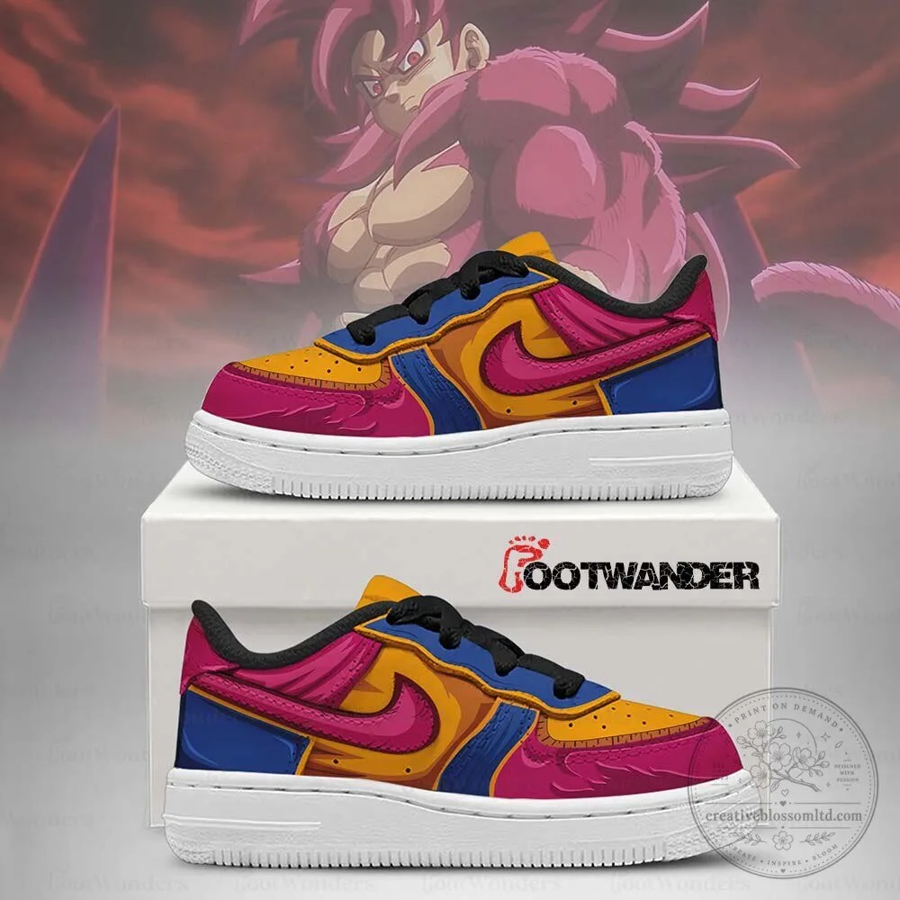 Dragon Ball Super Saiyan 4 Goku Anime Custom Air Force 1 Shoes
