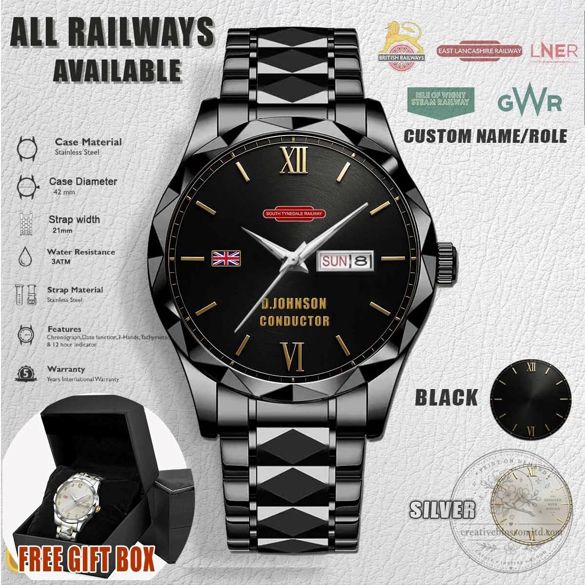 South Tynedale Railway Stainless Steel Watch