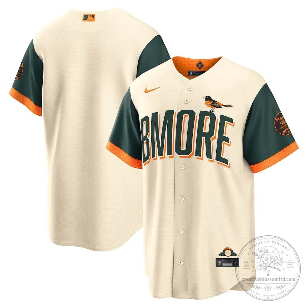 Baltimore Orioles City Connect Premium Baseball Jersey