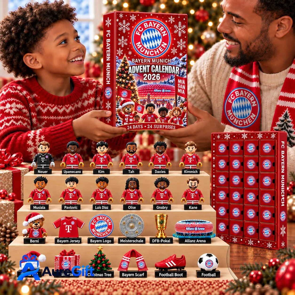 Bayern Munich Advent Calendar 2026 with Lego Minifigures and Accessories