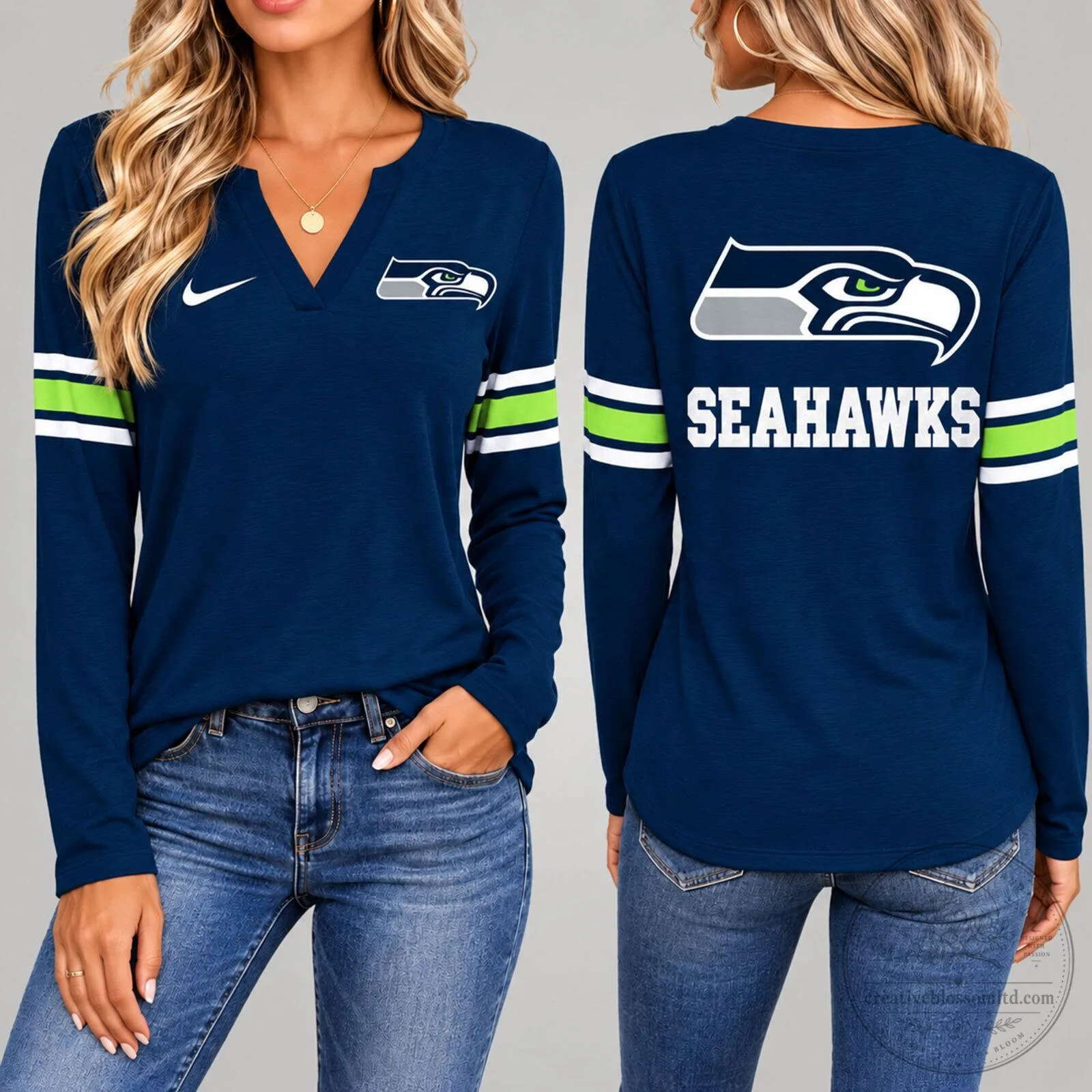 Seattle Seahawks Women's Fanwear Long Sleeve T-Shirt