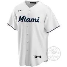 Miami Marlins White Baseball Jersey