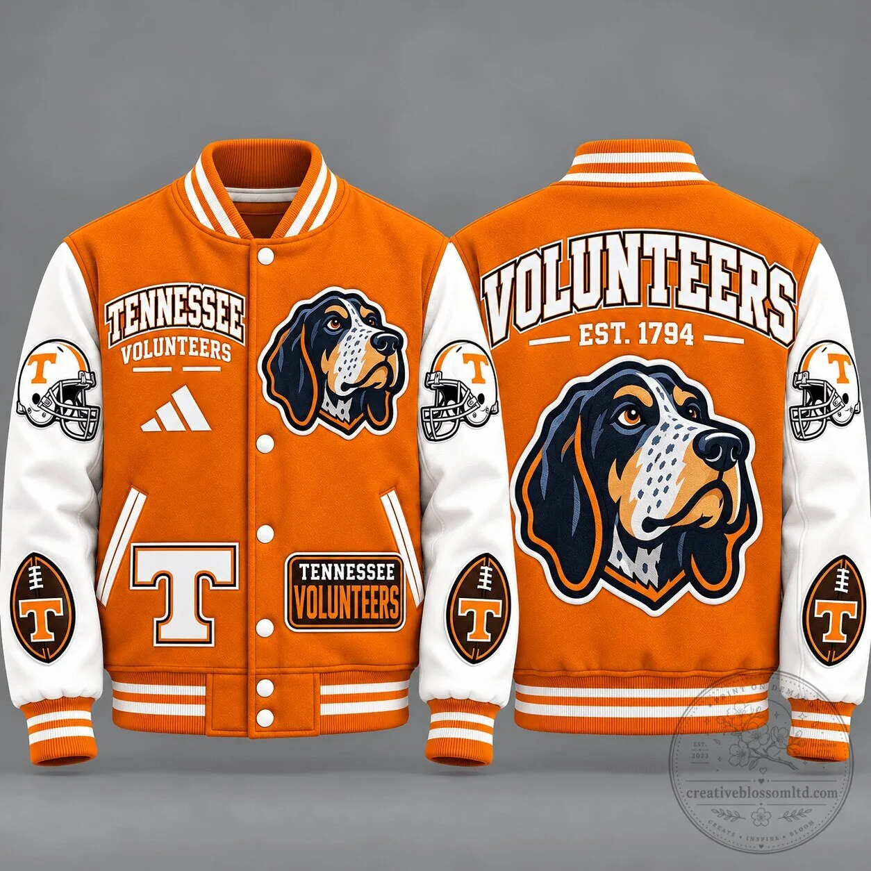 Tennessee Volunteers Vintage Football Varsity Letterman Jacket