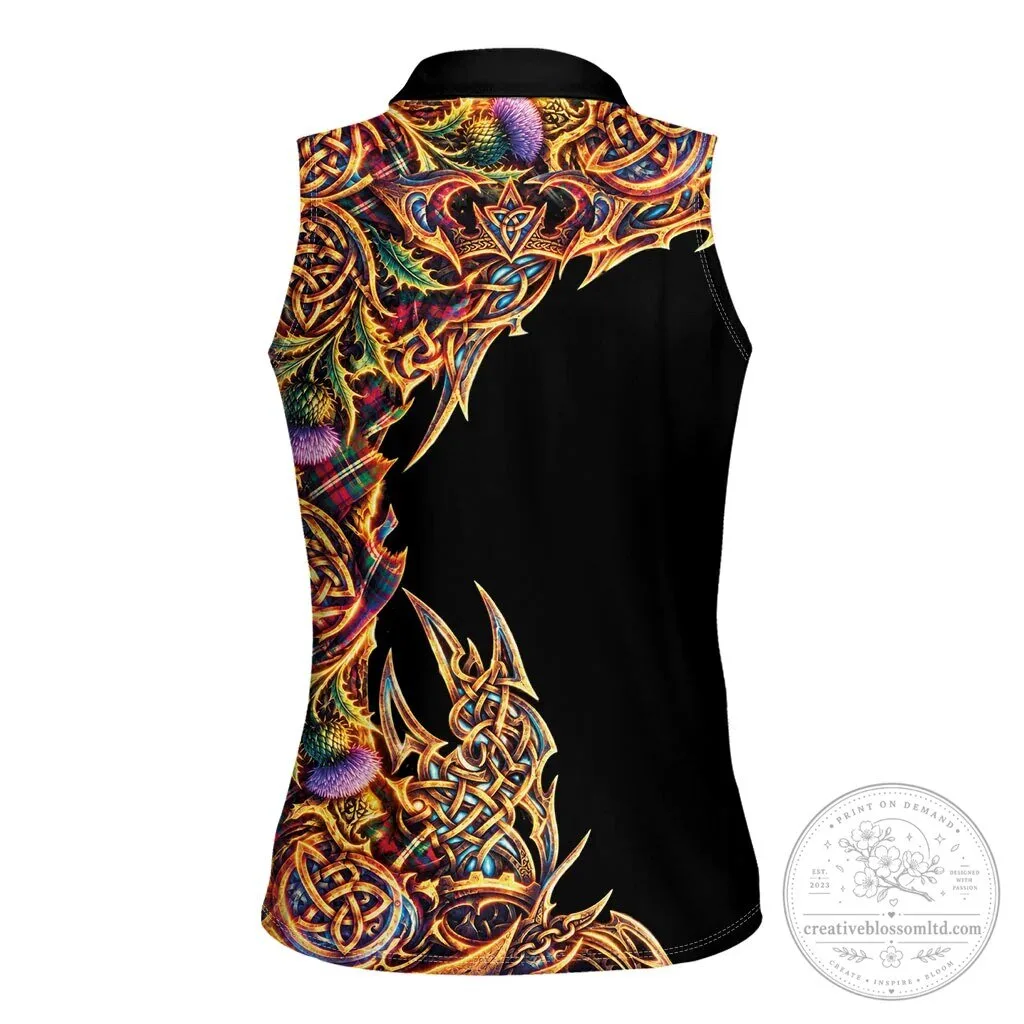 Alba Gu Brath Scotland Forever Celtic Royal Lion Gothic Sleeveless Polo Shirt 12 Alba Gu Brath Scotland Forever Celtic Royal Lion Gothic Sleeveless Polo Shirt