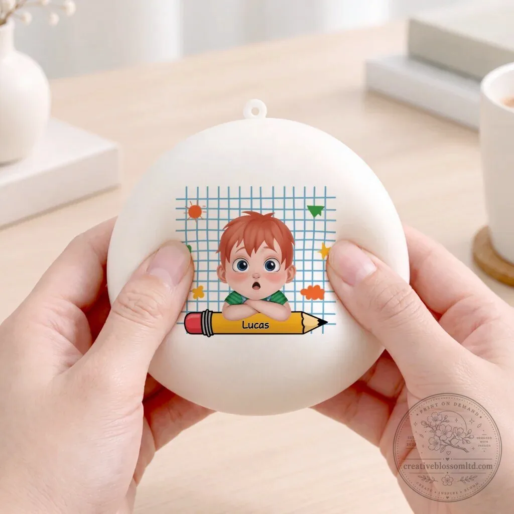 Personalized Steamed Bun Squishy Toy for Kids, Custom Stress Relief Gift 10 Personalized Steamed Bun Squishy Toy for Kids, Custom Stress Relief Gift