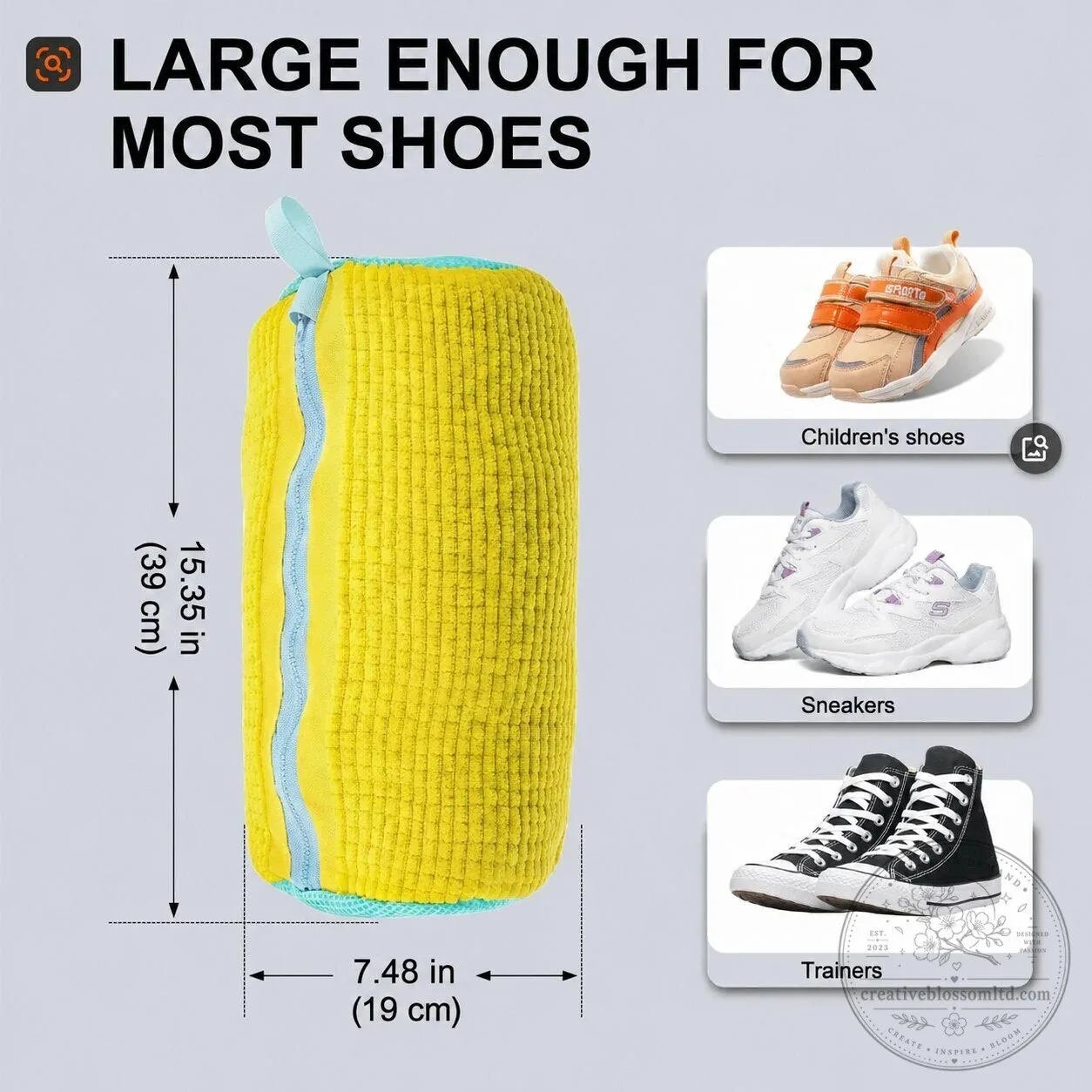 Shoe Washing Bag for Sneakers and Footwear, Machine Washable Laundry Bag 14 Shoe Washing Bag for Sneakers and Footwear, Machine Washable Laundry Bag