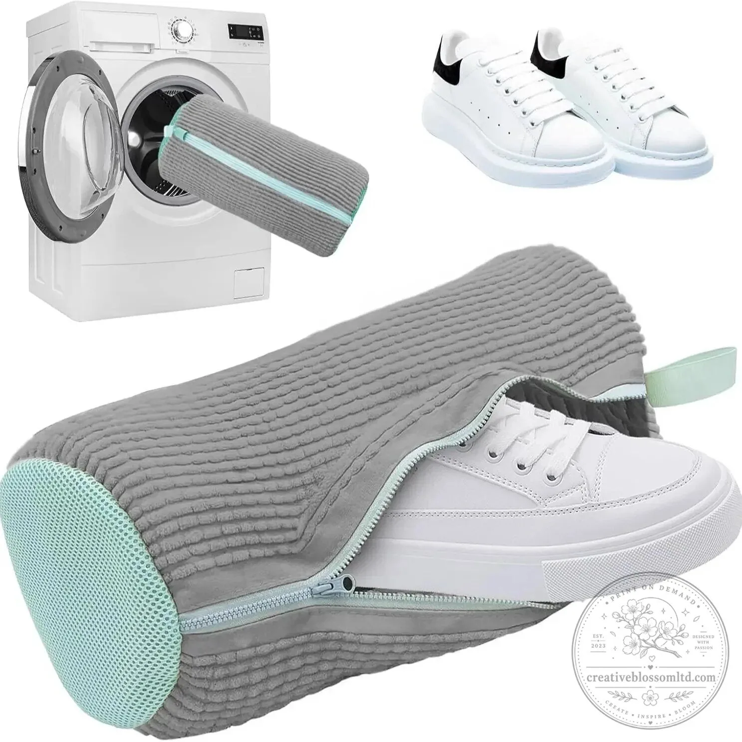 Shoe Washing Bag for Sneakers and Footwear, Machine Washable Laundry Bag 21 Shoe Washing Bag for Sneakers and Footwear, Machine Washable Laundry Bag