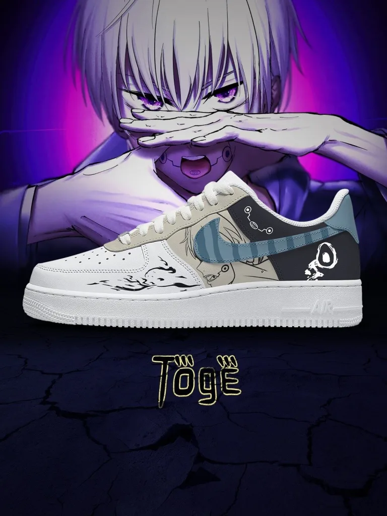 Toge Inumaki Jujutsu Kaisen Anime Custom Air Force 1 Shoes