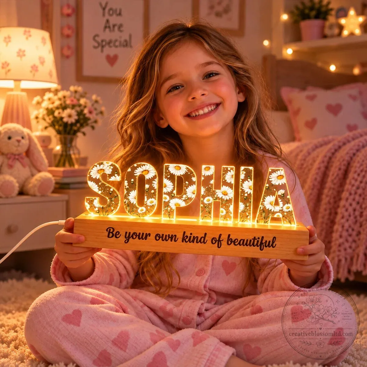 Personalized Birth Month Flower Name Night Light Acrylic Block for Nursery Decor 16 Personalized Birth Month Flower Name Night Light Acrylic Block for Nursery Decor