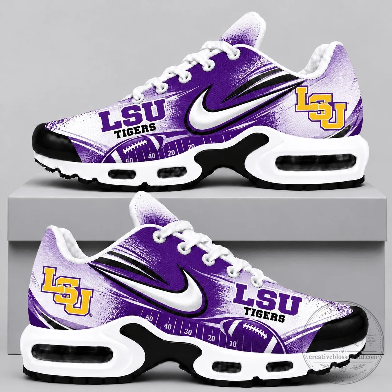 LSU Tigers Football Team Sport Fan Air Max Shoes