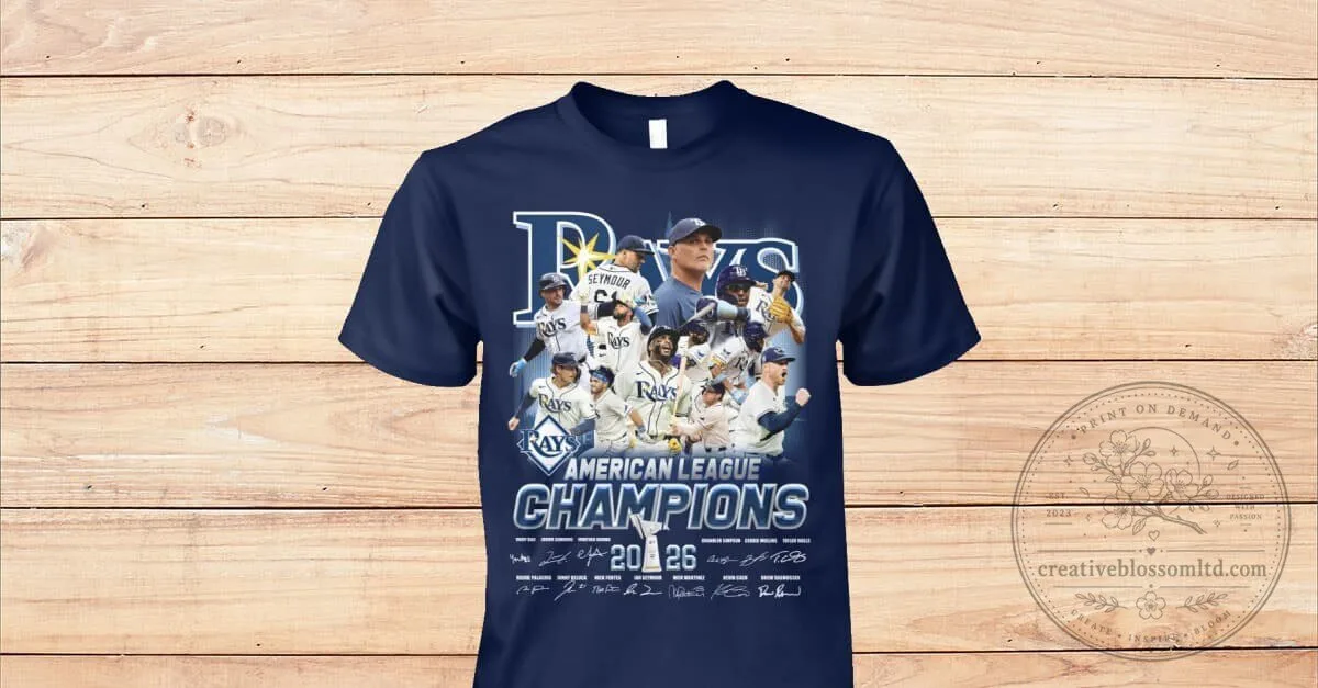 Tampa Bay Rays American League Champions 2020 Baseball Team Fan T-Shirt
