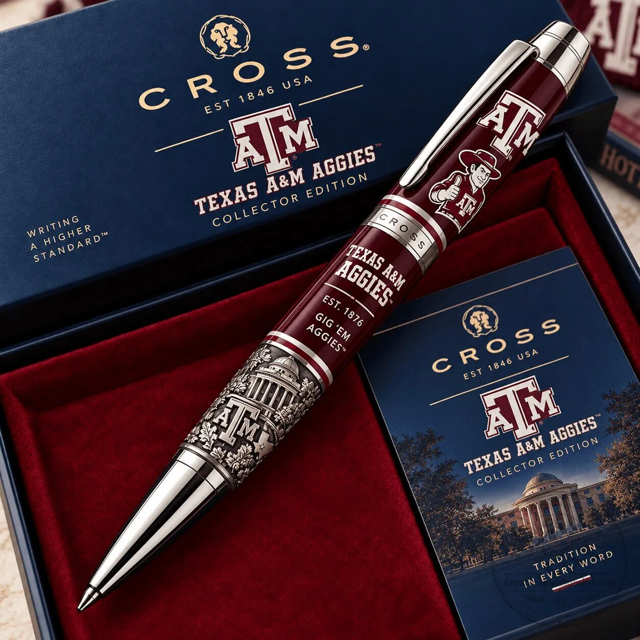 Texas A&M Aggies NCAA Football Collector Edition Ballpoint Pen Gift Set