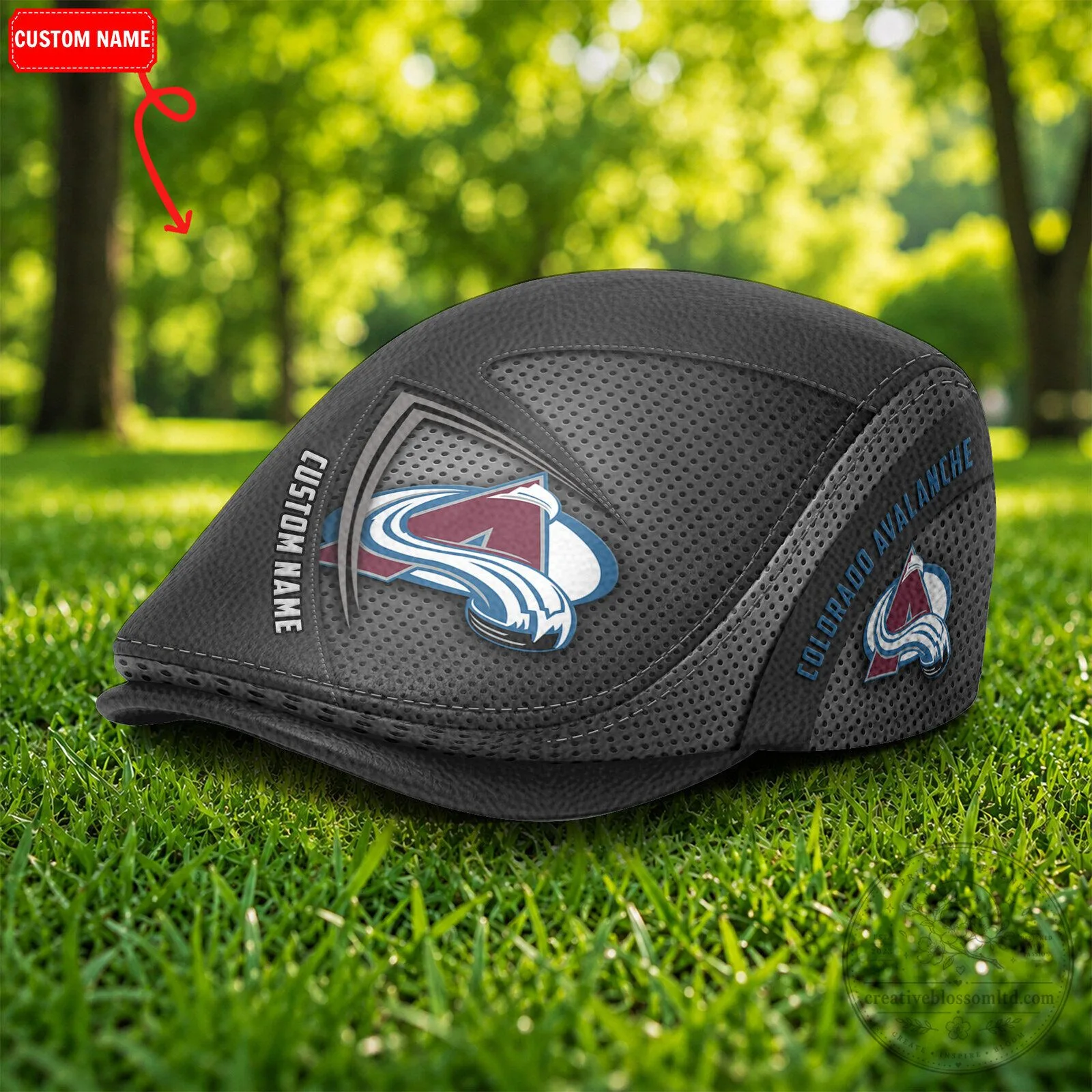 Colorado Avalanche National Hockey League Team Logo Flat Cap Hat
