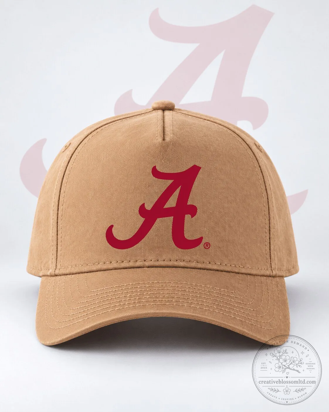 Alabama Crimson Tide Script A Logo NCAA College Football Distressed Cap Hat 3 Alabama Crimson Tide Script A Logo NCAA College Football Distressed Cap Hat