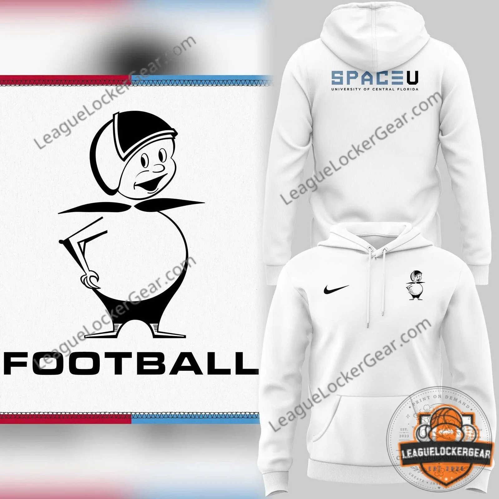University of Central Florida SpaceU Knights Football Team Hoodie