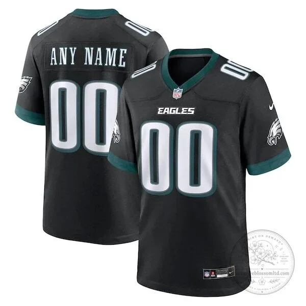 Philadelphia Eagles Black Custom American Football Jersey for Men and Women